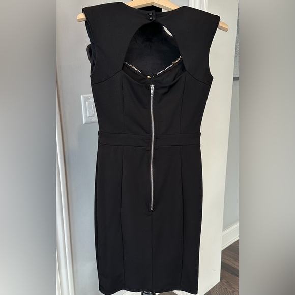 ✨EUC✨ Little Mistress London Bodycon Black with gold and silver sequins Size 4 - Picture 8 of 15